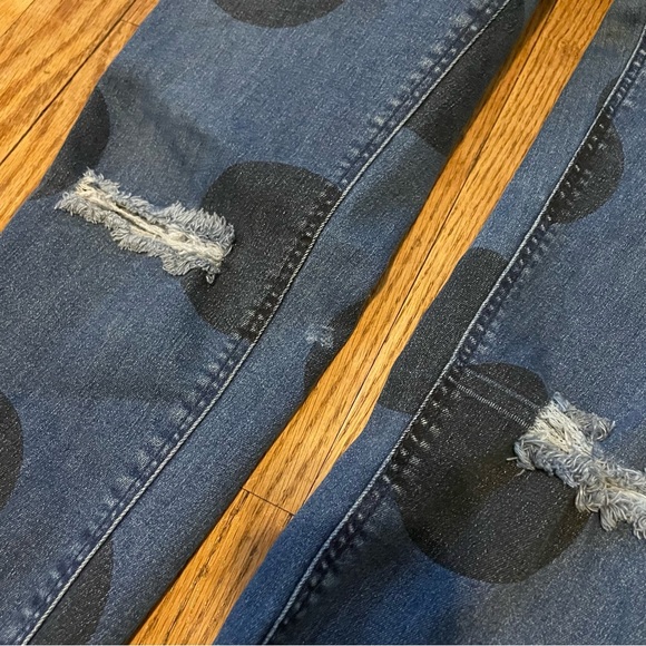 Zara Polka Dot Skinny Jeans - Picture 5 of 6